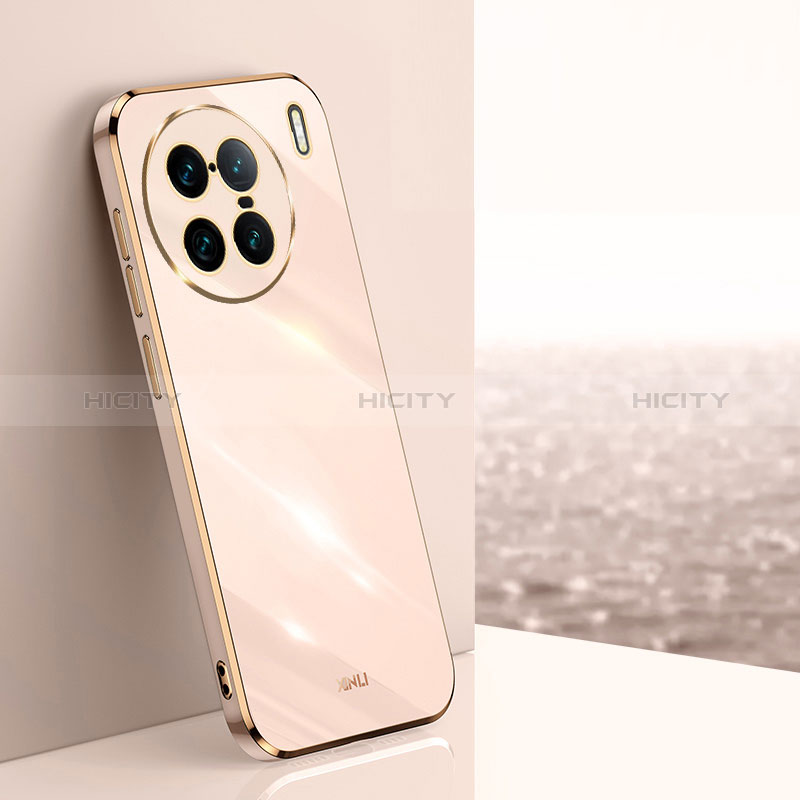 Funda Silicona Ultrafina Goma Carcasa XL1 para Vivo X90 Pro+ Plus 5G Oro