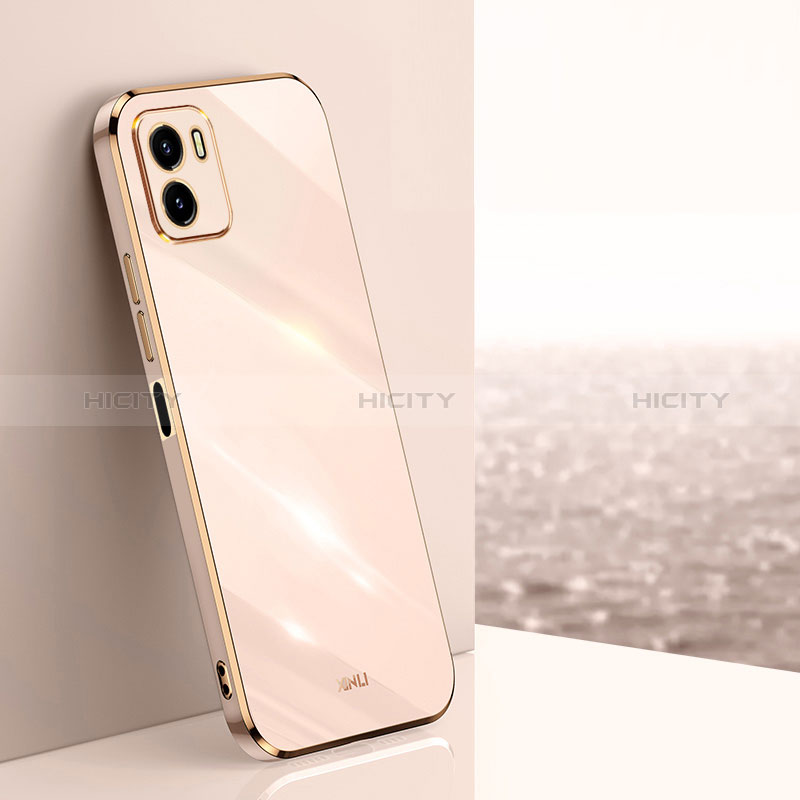 Funda Silicona Ultrafina Goma Carcasa XL1 para Vivo Y01 Oro