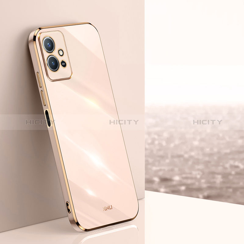 Funda Silicona Ultrafina Goma Carcasa XL1 para Vivo Y30 5G Oro