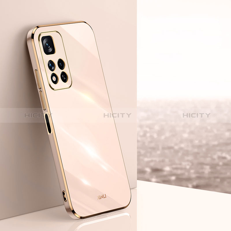 Funda Silicona Ultrafina Goma Carcasa XL1 para Xiaomi Mi 11i 5G (2022) Oro