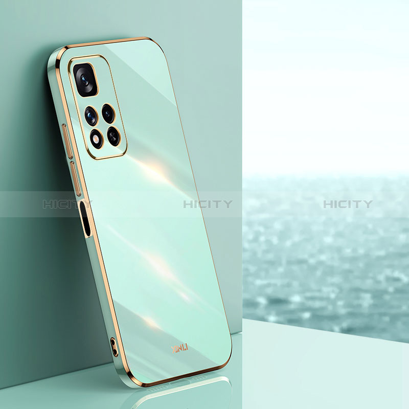 Funda Silicona Ultrafina Goma Carcasa XL1 para Xiaomi Mi 11i 5G (2022) Verde