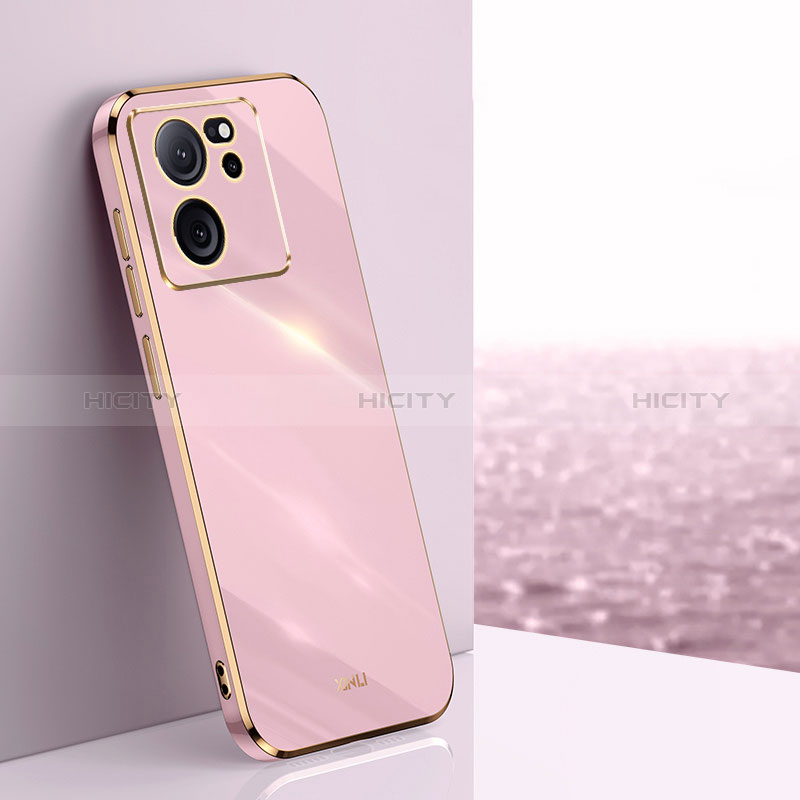 Funda Silicona Ultrafina Goma Carcasa XL1 para Xiaomi Mi 13T 5G Purpura Claro