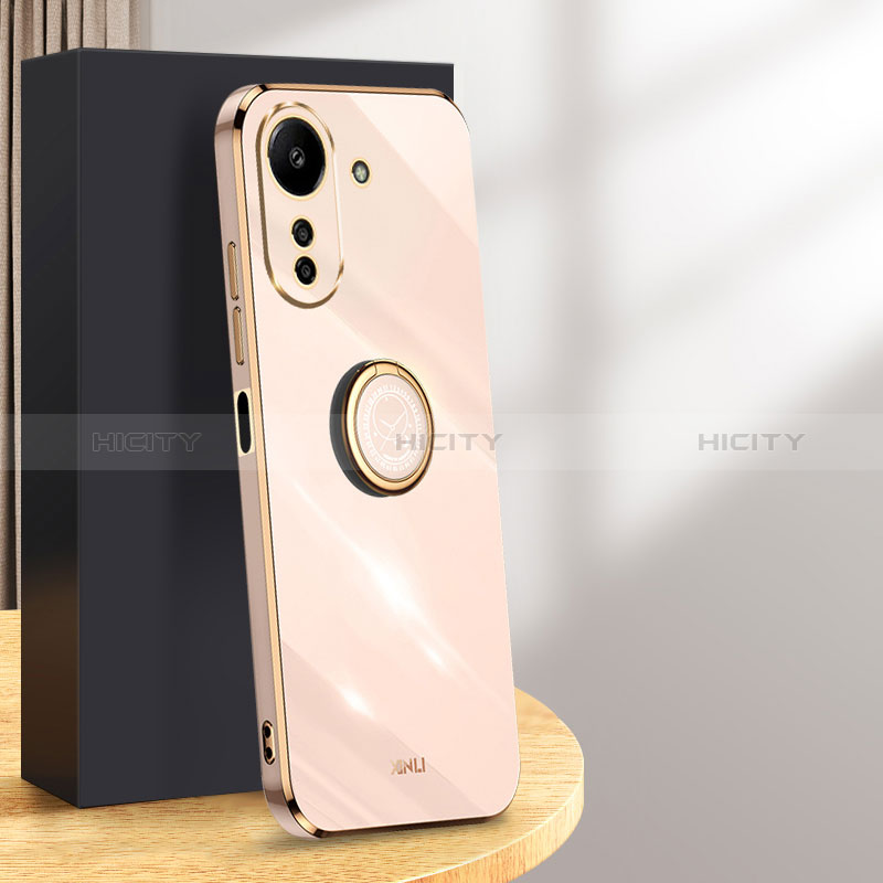 Funda Silicona Ultrafina Goma Carcasa XL1 para Xiaomi Poco C65 Oro Rosa