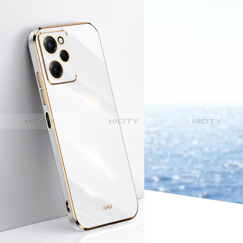 Funda Silicona Ultrafina Goma Carcasa XL1 para Xiaomi Poco X5 Pro 5G Blanco