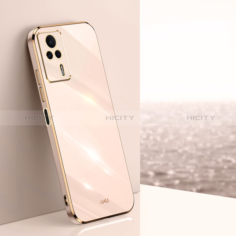 Funda Silicona Ultrafina Goma Carcasa XL1 para Xiaomi Redmi K60E 5G Oro