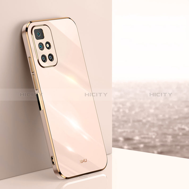 Funda Silicona Ultrafina Goma Carcasa XL1 para Xiaomi Redmi Note 11 4G (2021) Oro