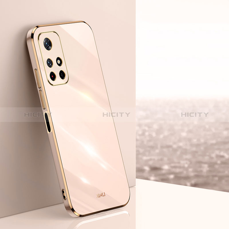 Funda Silicona Ultrafina Goma Carcasa XL1 para Xiaomi Redmi Note 11S 5G Oro