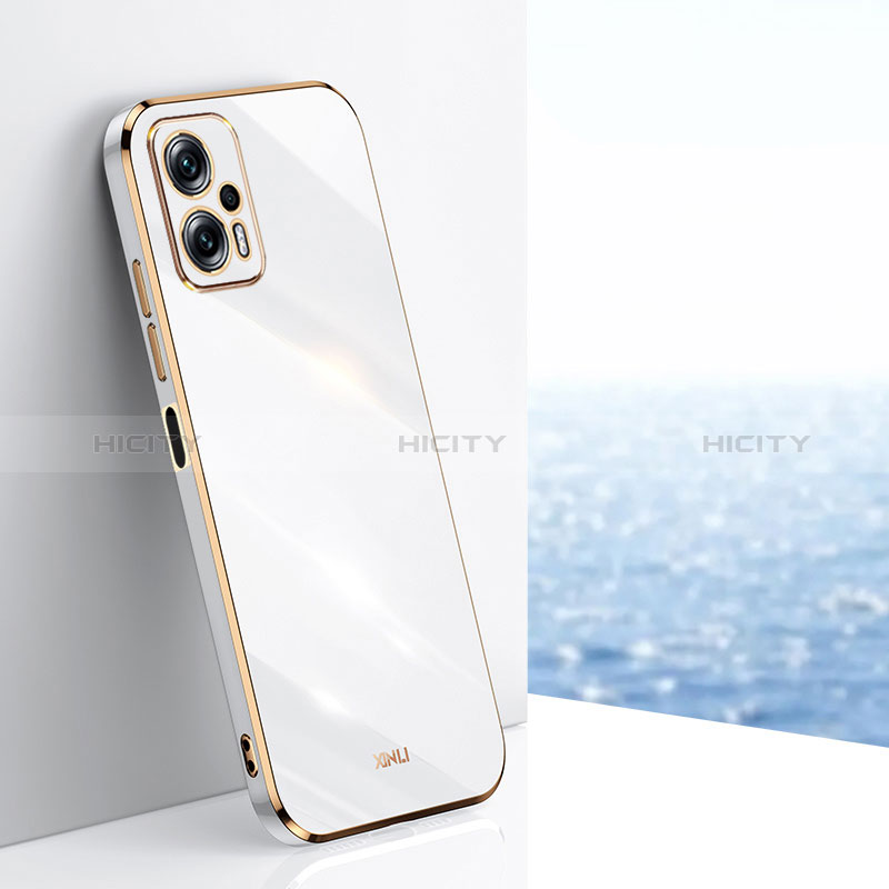 Funda Silicona Ultrafina Goma Carcasa XL1 para Xiaomi Redmi Note 11T Pro+ Plus 5G Blanco