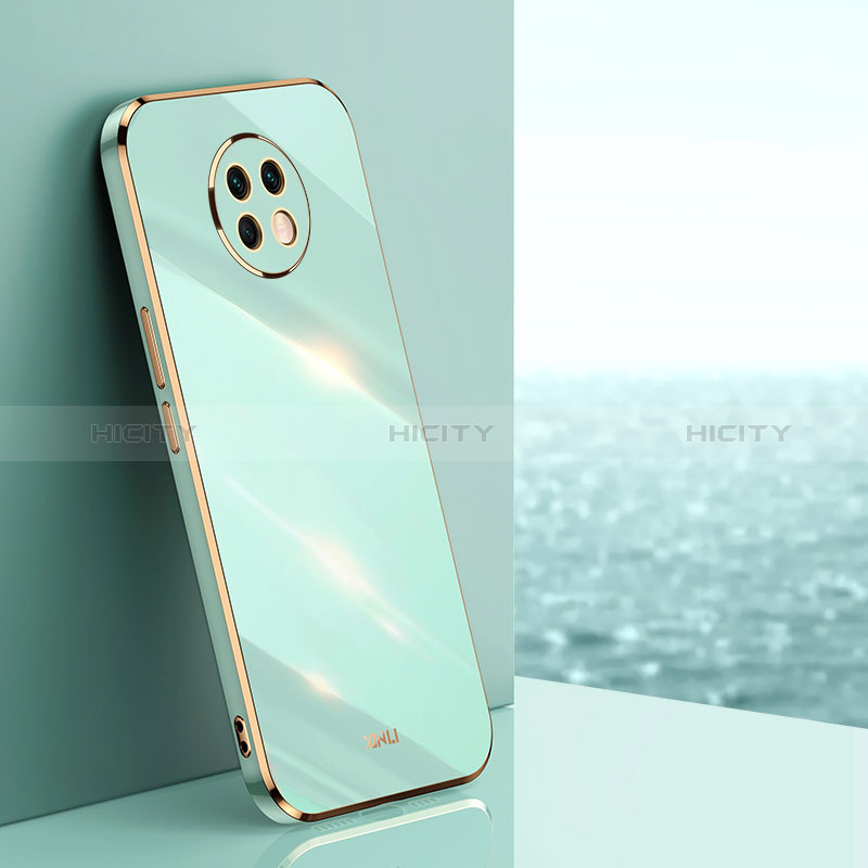 Funda Silicona Ultrafina Goma Carcasa XL1 para Xiaomi Redmi Note 9 5G Verde