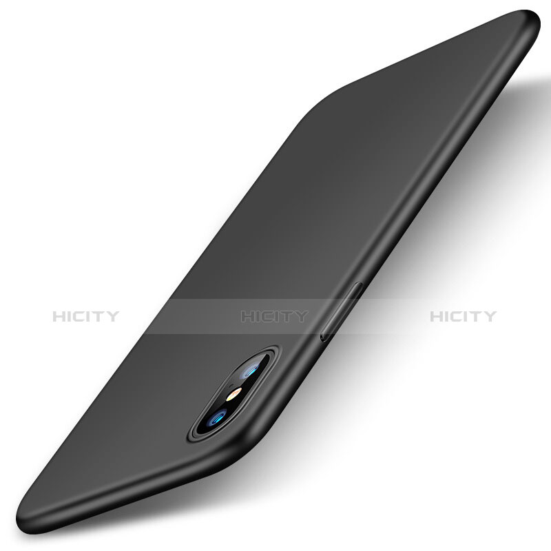 Funda Silicona Ultrafina Goma para Apple iPhone Xs Max Negro