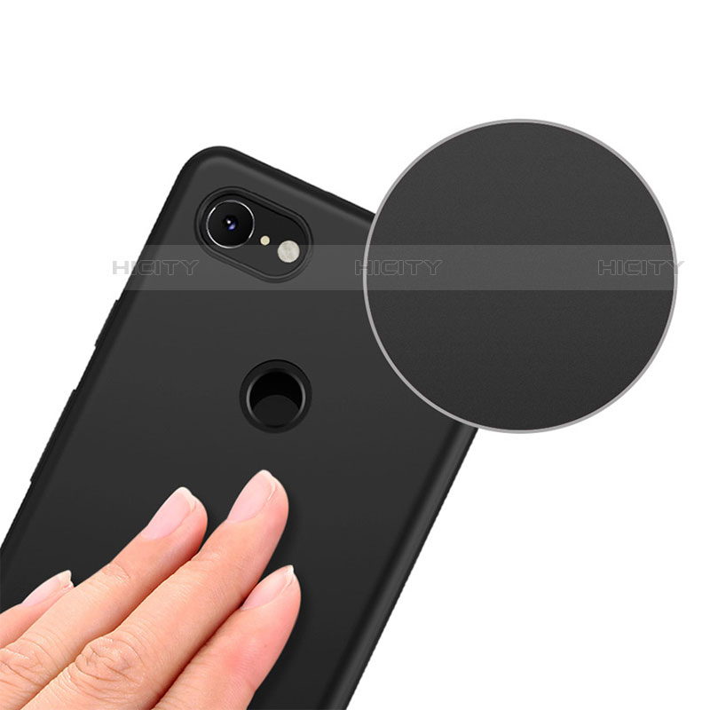 Funda Silicona Ultrafina Goma para Google Pixel 3 XL Negro