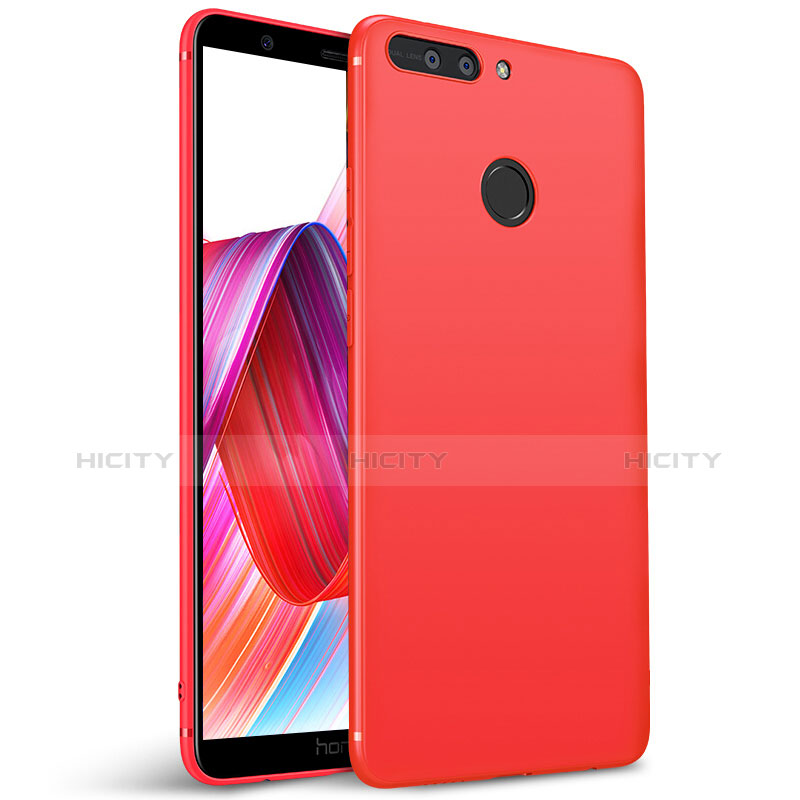 Funda Silicona Ultrafina Goma para Huawei Honor 8 Pro Rojo