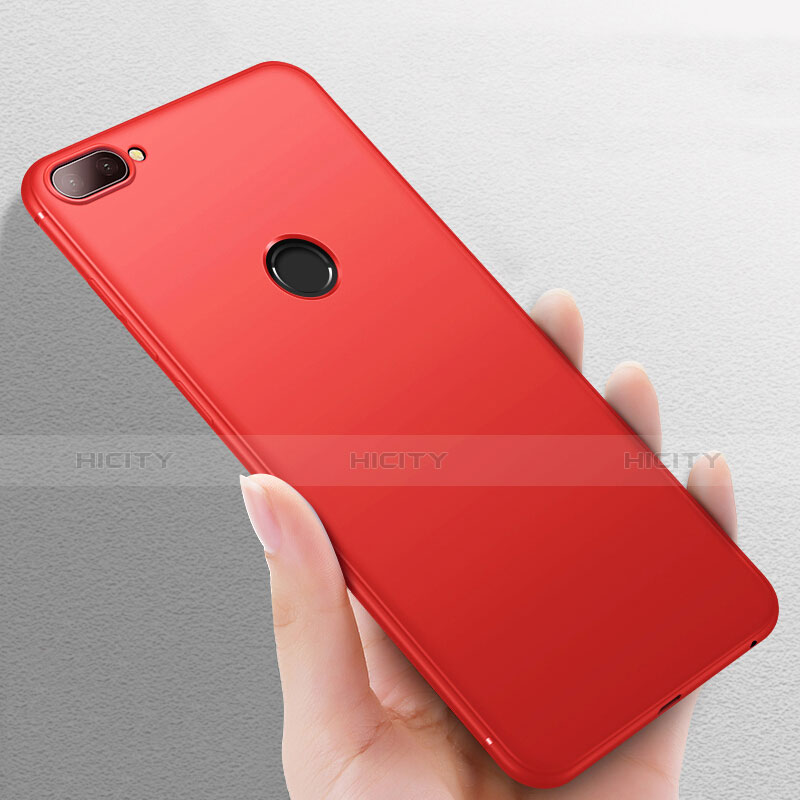 Funda Silicona Ultrafina Goma para Huawei Honor 9i Rojo