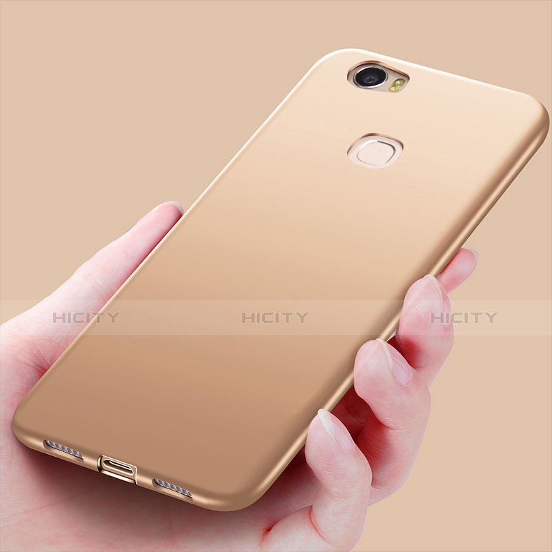 Funda Silicona Ultrafina Goma para Huawei Honor V8 Max Oro