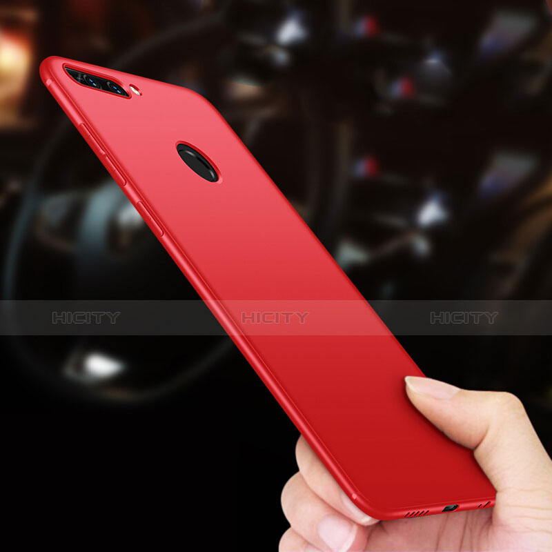 Funda Silicona Ultrafina Goma para Huawei Honor V9 Rojo