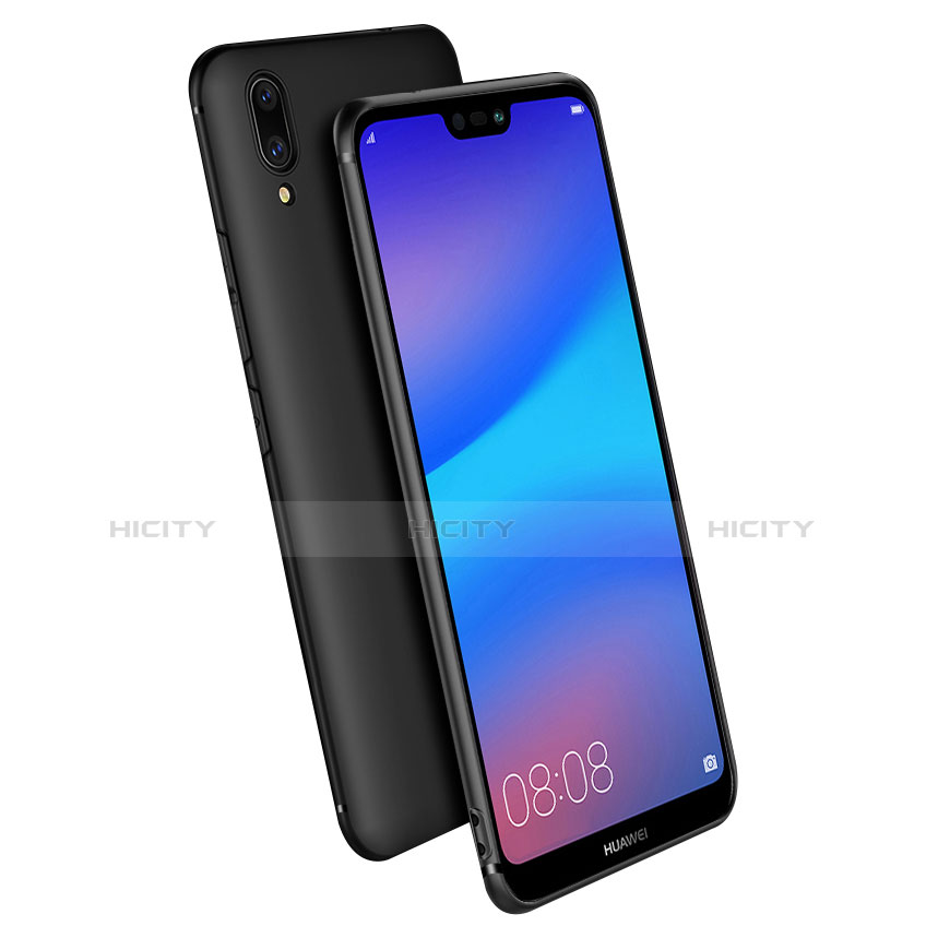 Funda Silicona Ultrafina Goma para Huawei Nova 3 Negro