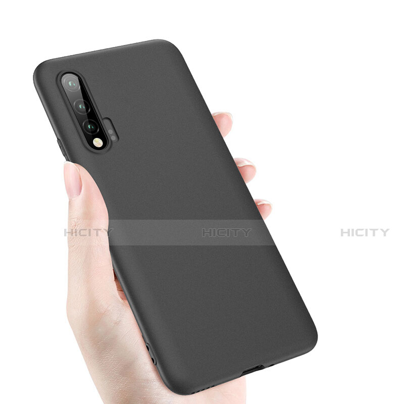 Funda Silicona Ultrafina Goma para Huawei Nova 6 Negro