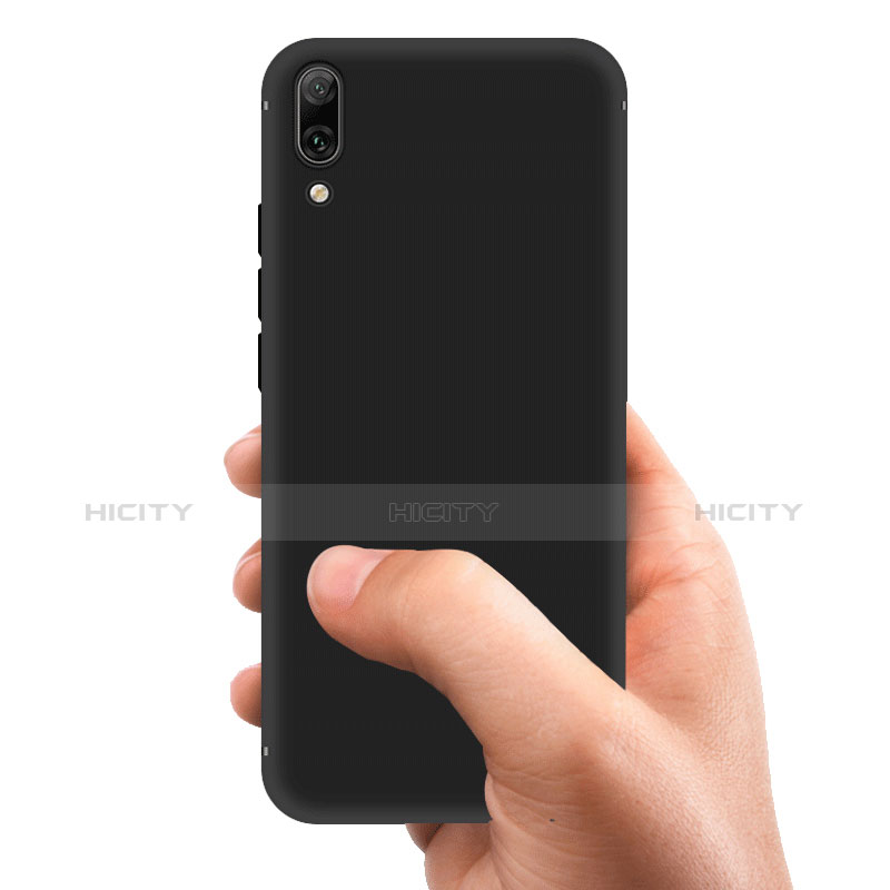 Funda Silicona Ultrafina Goma para Huawei Y7 Pro (2019) Negro