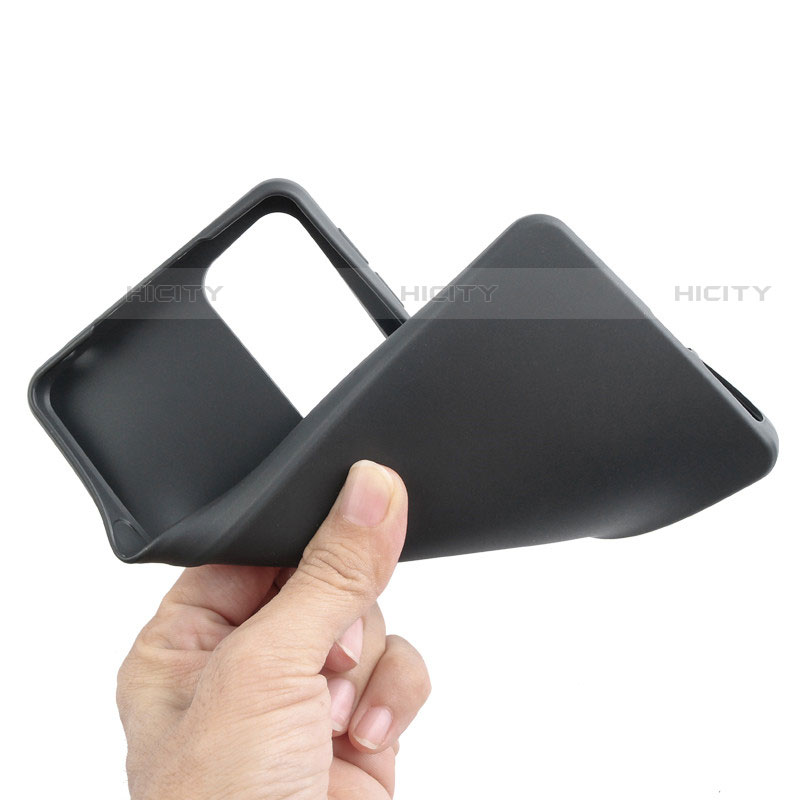 Funda Silicona Ultrafina Goma para Motorola Moto Edge 20 5G Negro