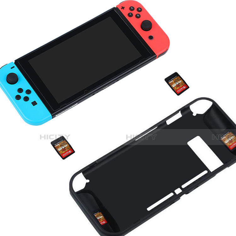 Funda Silicona Ultrafina Goma para Nintendo Switch Negro