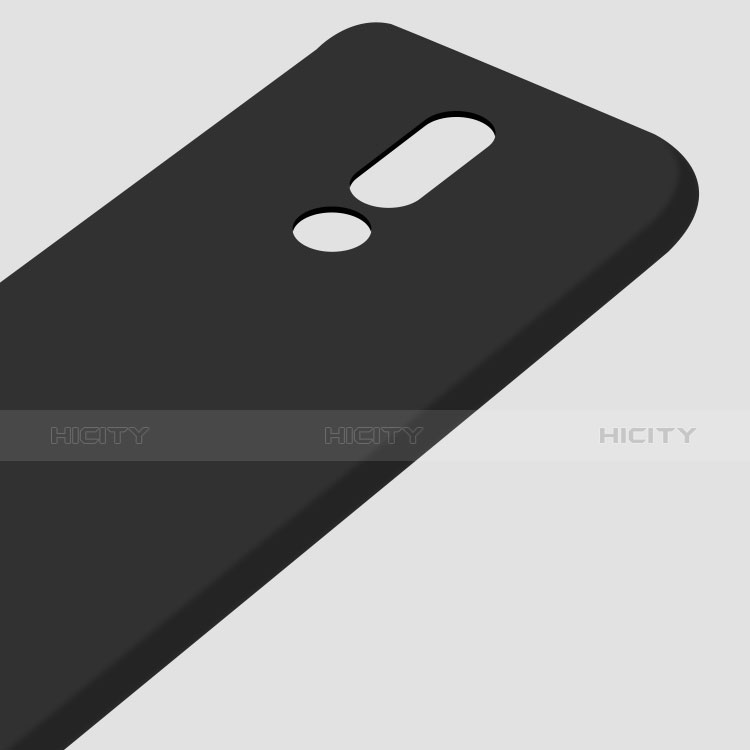 Funda Silicona Ultrafina Goma para Nokia X6 Negro