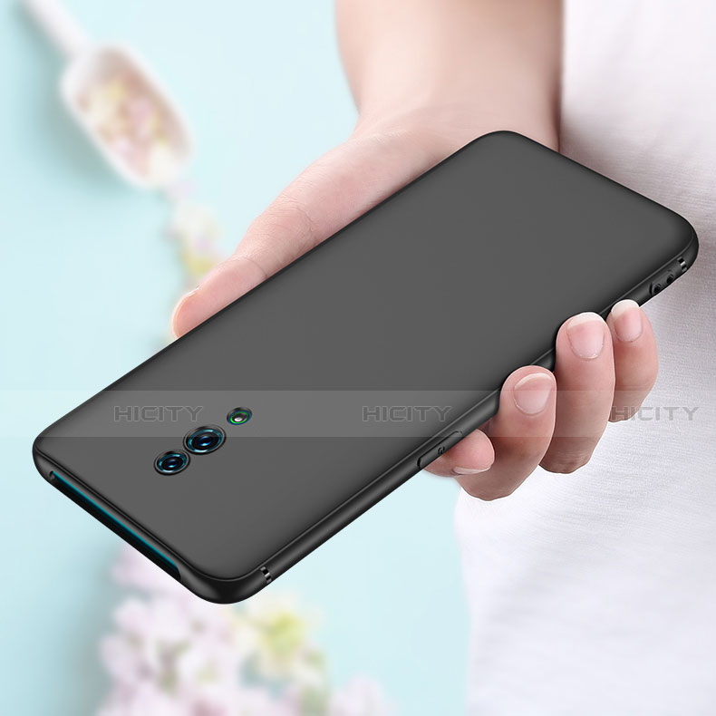 Funda Silicona Ultrafina Goma para Oppo Reno Negro