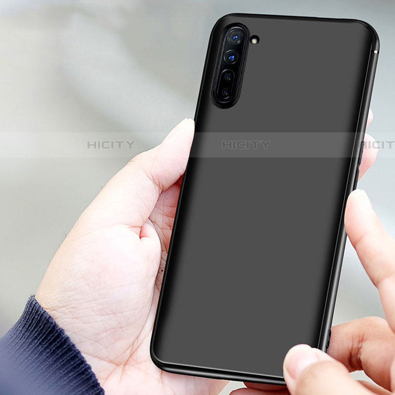 Funda Silicona Ultrafina Goma para Oppo Reno3 Negro