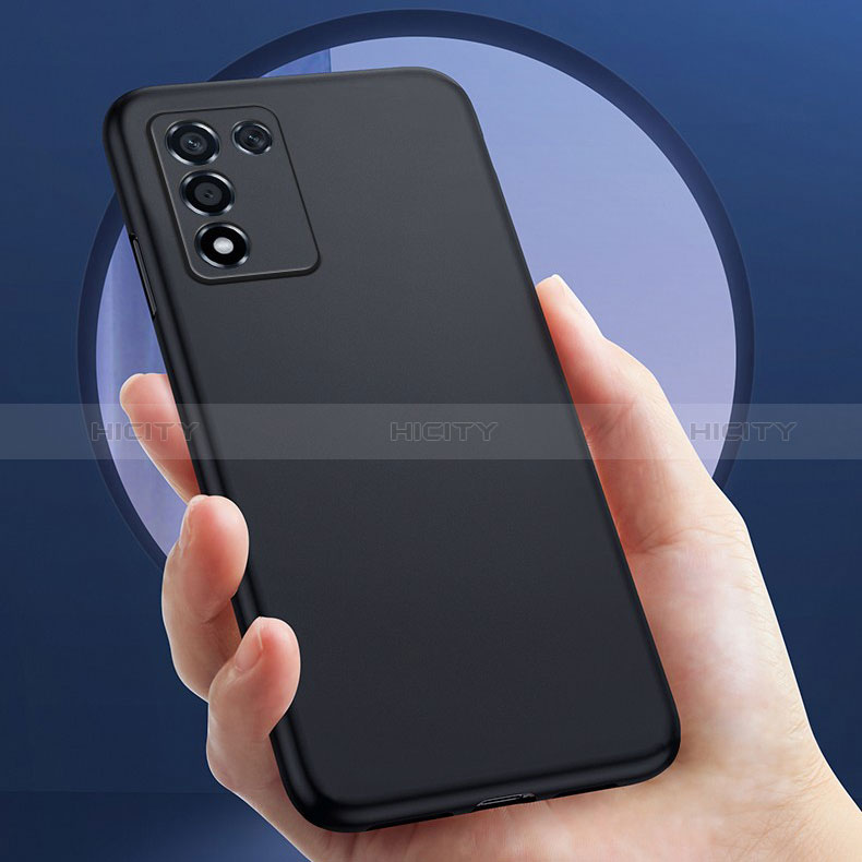 Funda Silicona Ultrafina Goma para Realme Q3s 5G Negro