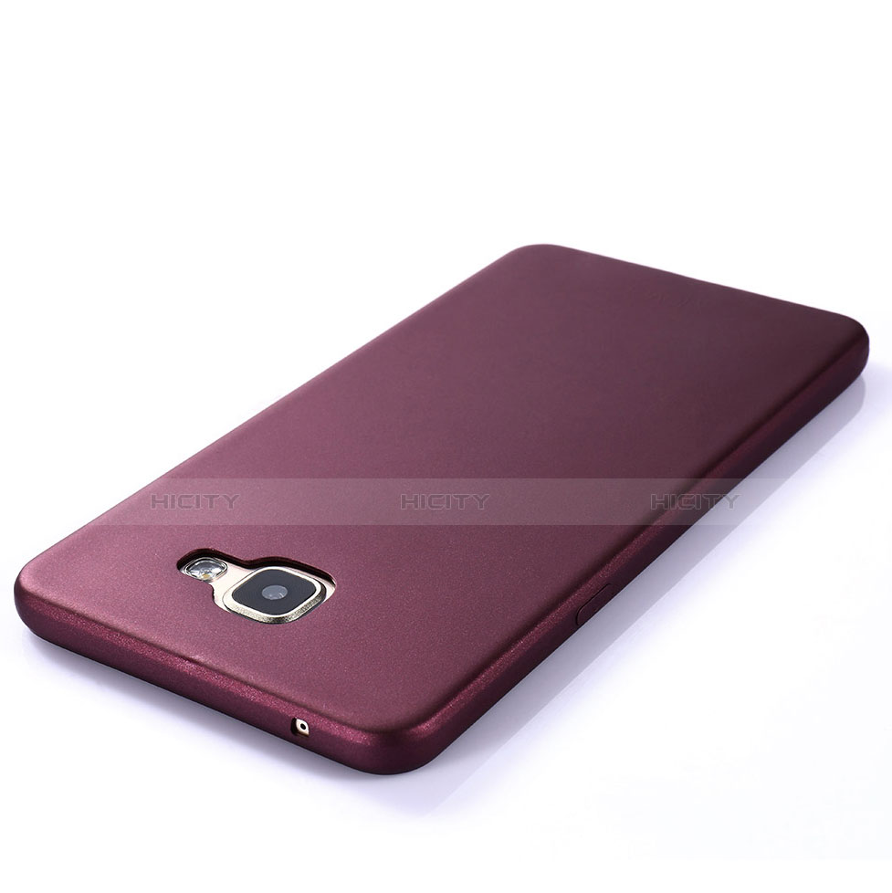 Funda Silicona Ultrafina Goma para Samsung Galaxy A9 (2016) A9000 Morado