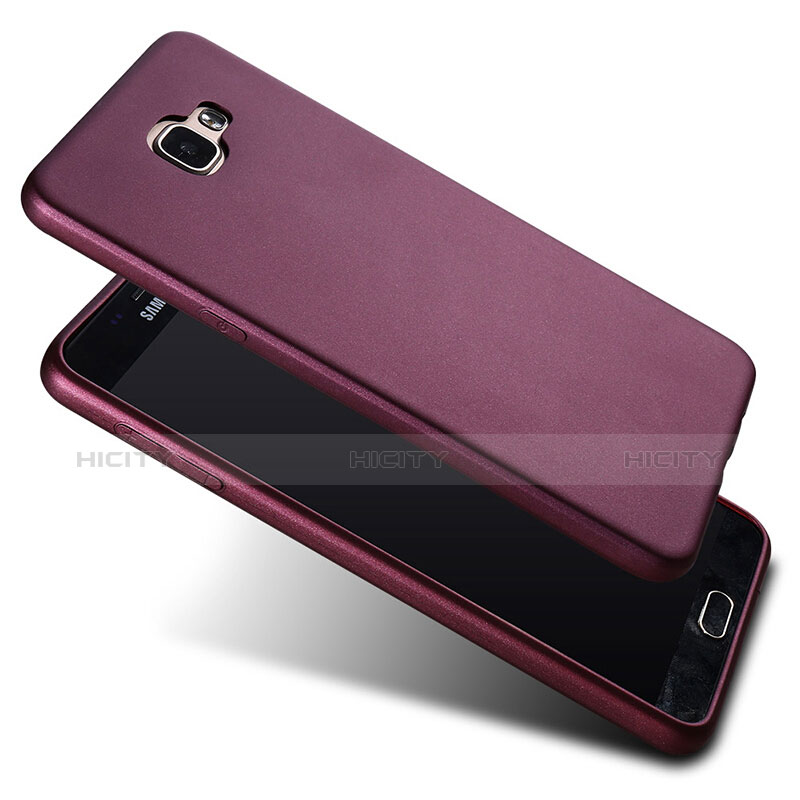 Funda Silicona Ultrafina Goma para Samsung Galaxy A9 Pro (2016) SM-A9100 Morado