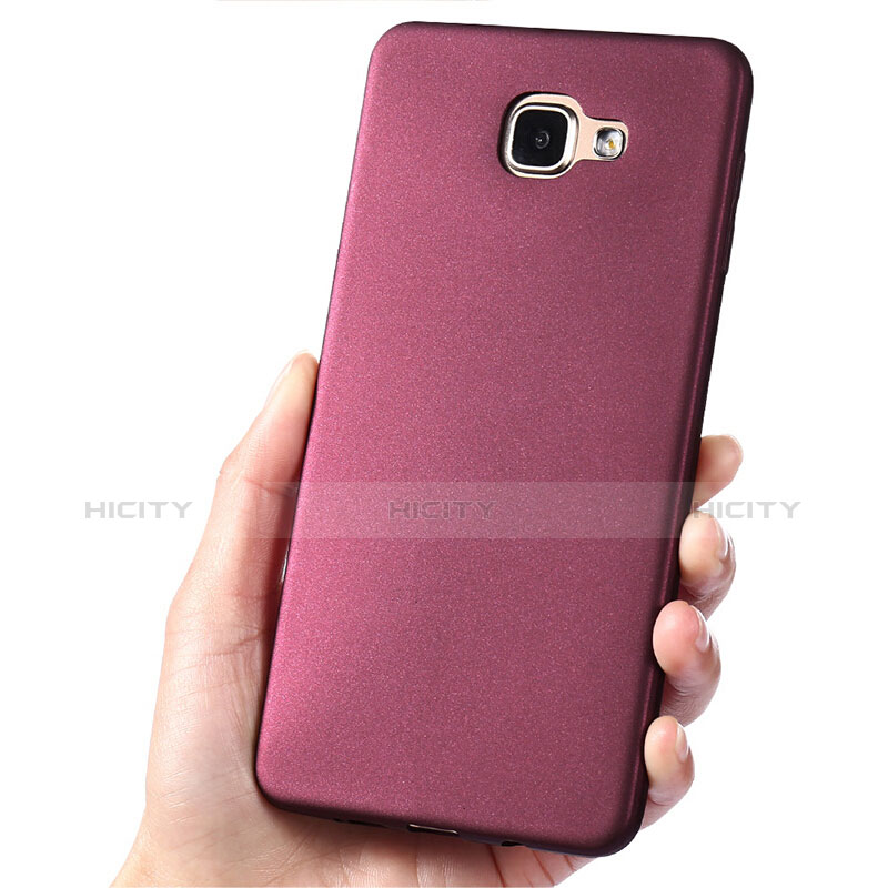 Funda Silicona Ultrafina Goma para Samsung Galaxy A9 Pro (2016) SM-A9100 Morado