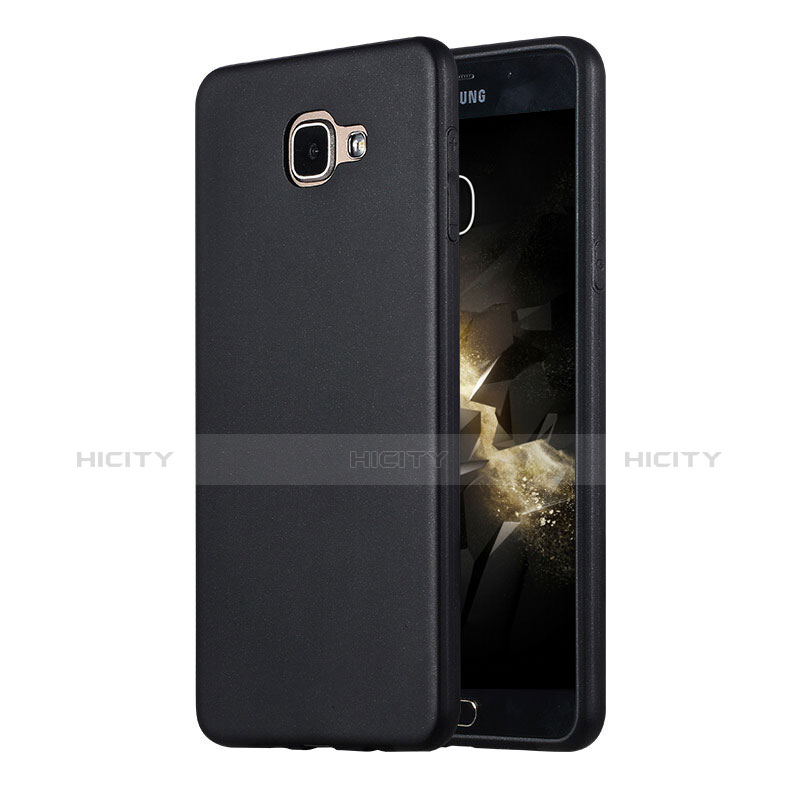 Funda Silicona Ultrafina Goma para Samsung Galaxy A9 Pro (2016) SM-A9100 Negro