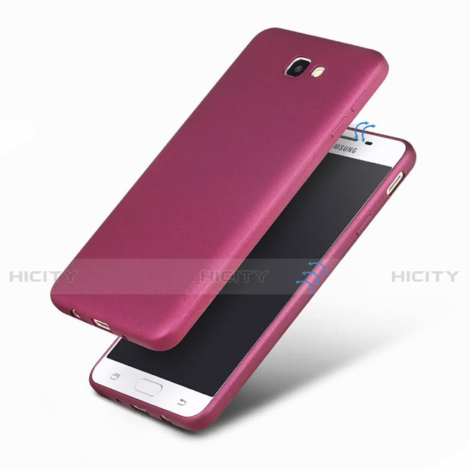 Funda Silicona Ultrafina Goma para Samsung Galaxy On7 (2016) G6100 Rojo