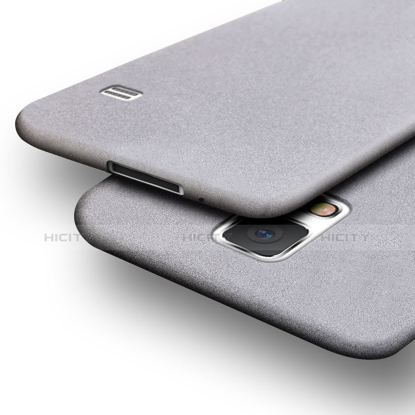 Funda Silicona Ultrafina Goma para Samsung Galaxy S5 G900F G903F Gris