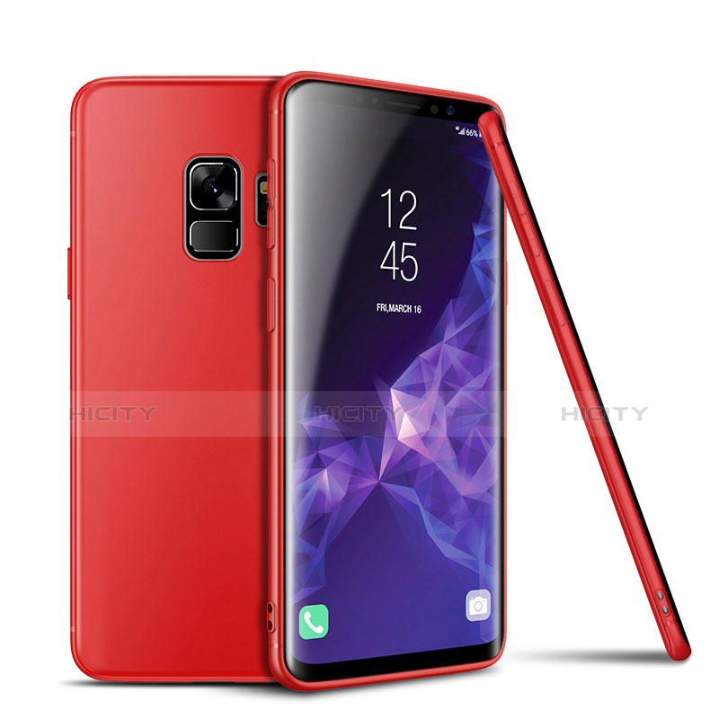 Funda Silicona Ultrafina Goma para Samsung Galaxy S9 Rojo