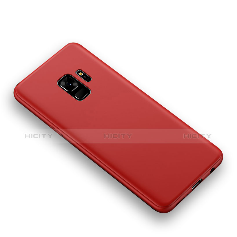 Funda Silicona Ultrafina Goma para Samsung Galaxy S9 Rojo