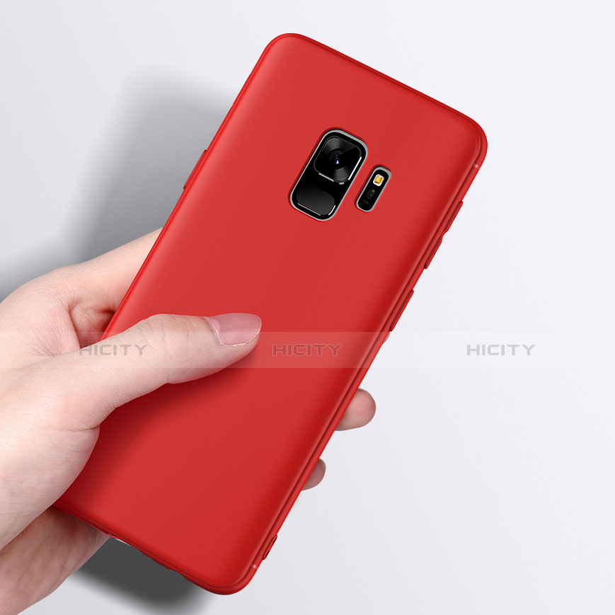 Funda Silicona Ultrafina Goma para Samsung Galaxy S9 Rojo