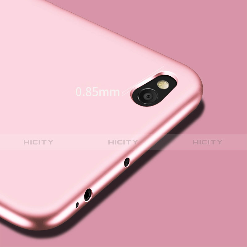 Funda Silicona Ultrafina Goma para Xiaomi Mi 5C Oro Rosa