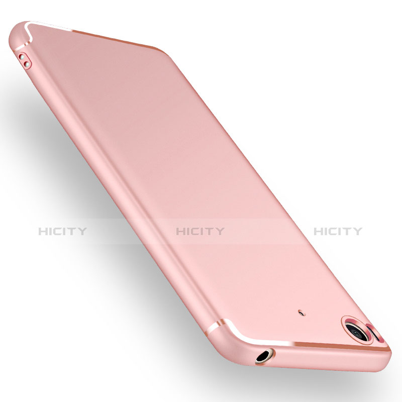 Funda Silicona Ultrafina Goma para Xiaomi Mi 5S 4G Oro Rosa