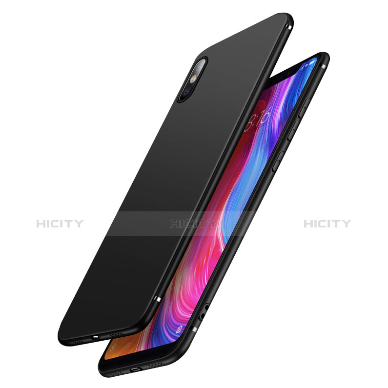 Funda Silicona Ultrafina Goma para Xiaomi Mi 8 Explorer Negro