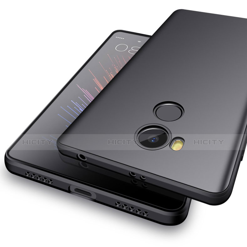 Funda Silicona Ultrafina Goma para Xiaomi Redmi 4 Prime High Edition Negro