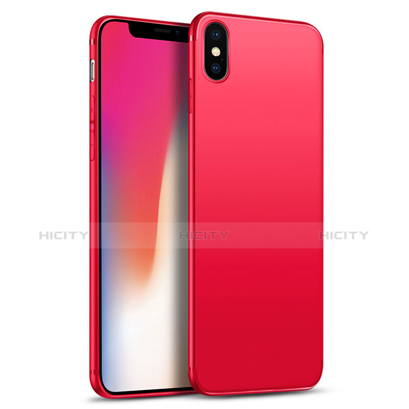 Funda Silicona Ultrafina Goma S02 para Apple iPhone X Rojo