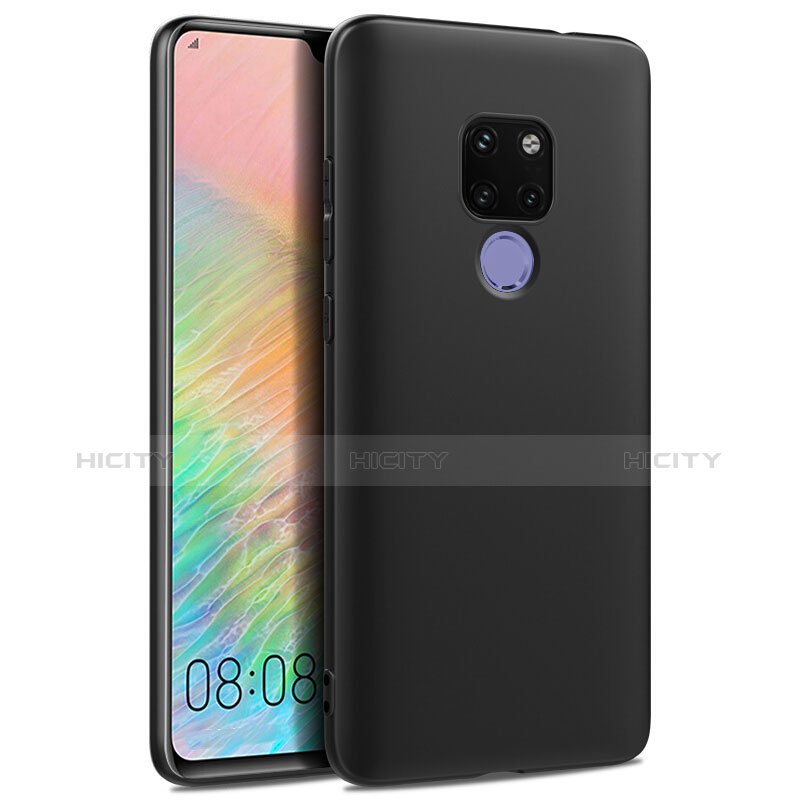 Funda Silicona Ultrafina Goma S02 para Huawei Mate 20 X Negro