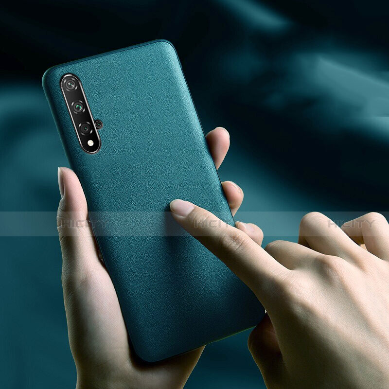 Funda Silicona Ultrafina Goma S02 para Huawei Nova 5T Verde