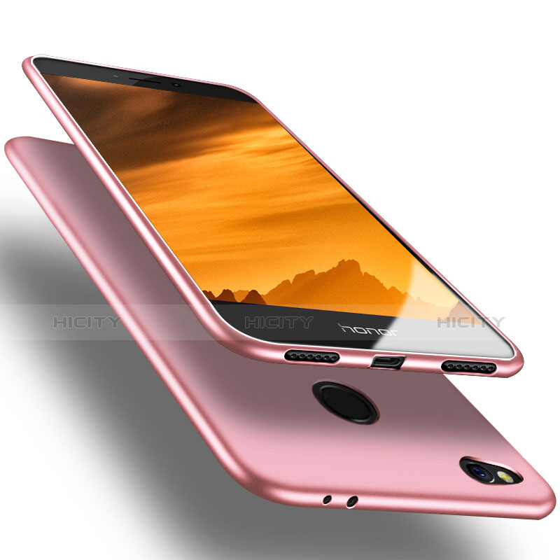 Funda Silicona Ultrafina Goma S02 para Huawei P9 Lite (2017) Rosa