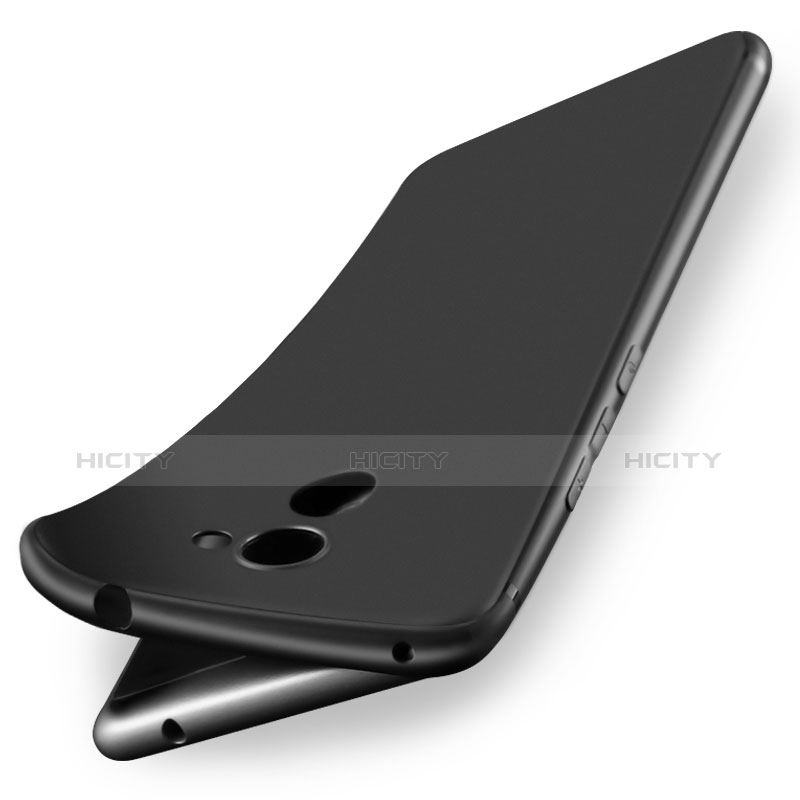 Funda Silicona Ultrafina Goma S02 para Huawei Y7 Prime Negro