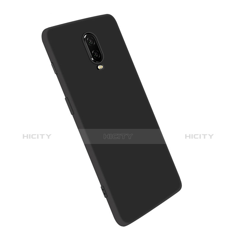 Funda Silicona Ultrafina Goma S02 para OnePlus 6T Negro