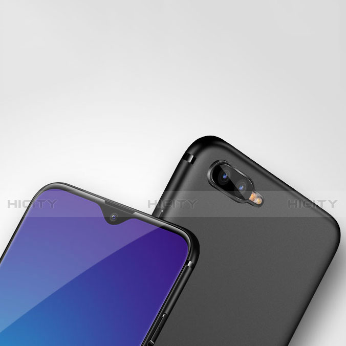 Funda Silicona Ultrafina Goma S02 para Oppo K1 Negro