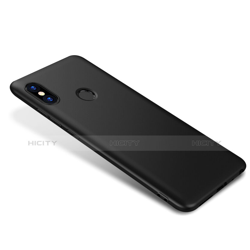 Funda Silicona Ultrafina Goma S02 para Xiaomi Mi Max 3 Negro