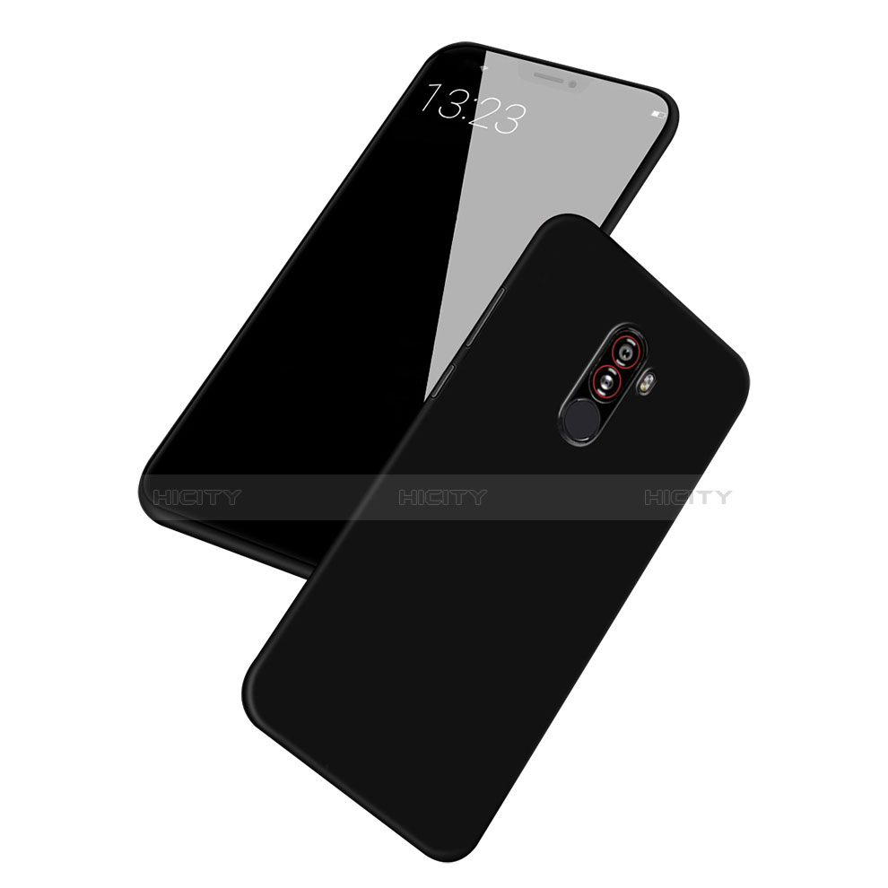 Funda Silicona Ultrafina Goma S02 para Xiaomi Pocophone F1 Negro